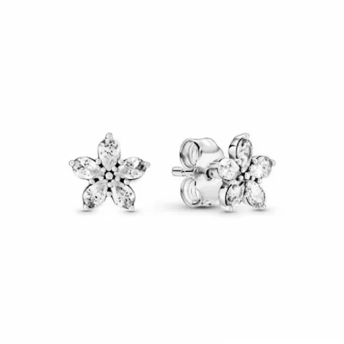 Arracades Pandora plata flor zircon - 299239C01