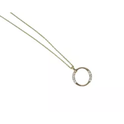 Penjoll or rosa 0.15k brillants - V-3361/CL/P