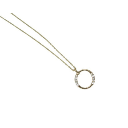 Penjoll or rosa 0.15k brillants - V-3361/CL/P