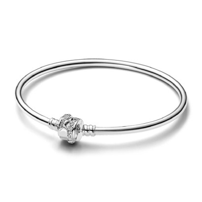 Pulsera Pandora plata cierre estrella circon  - 592733C01