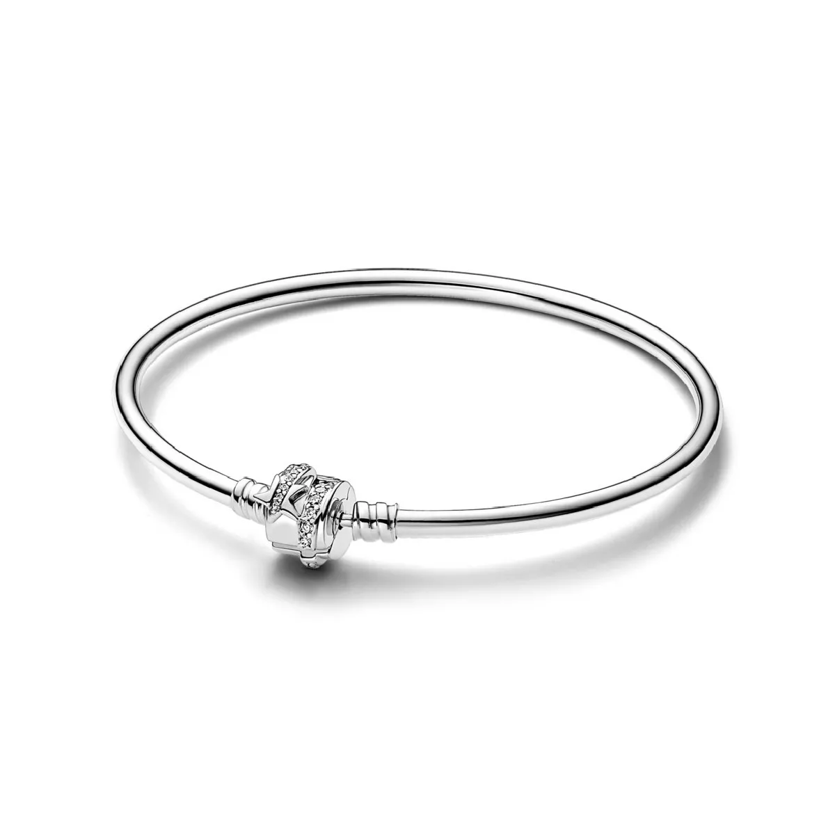 Polsera Pandora plata tanca estrella zircon - 592733C01