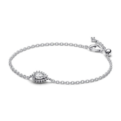Pulsera Pandora plata lagrima circon - 593001C01