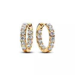 Arracades Pandora 14k gold-plated zircon - 263002C01