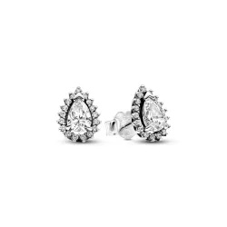 Arracades Pandora plata zircon llagrima - 292834C01