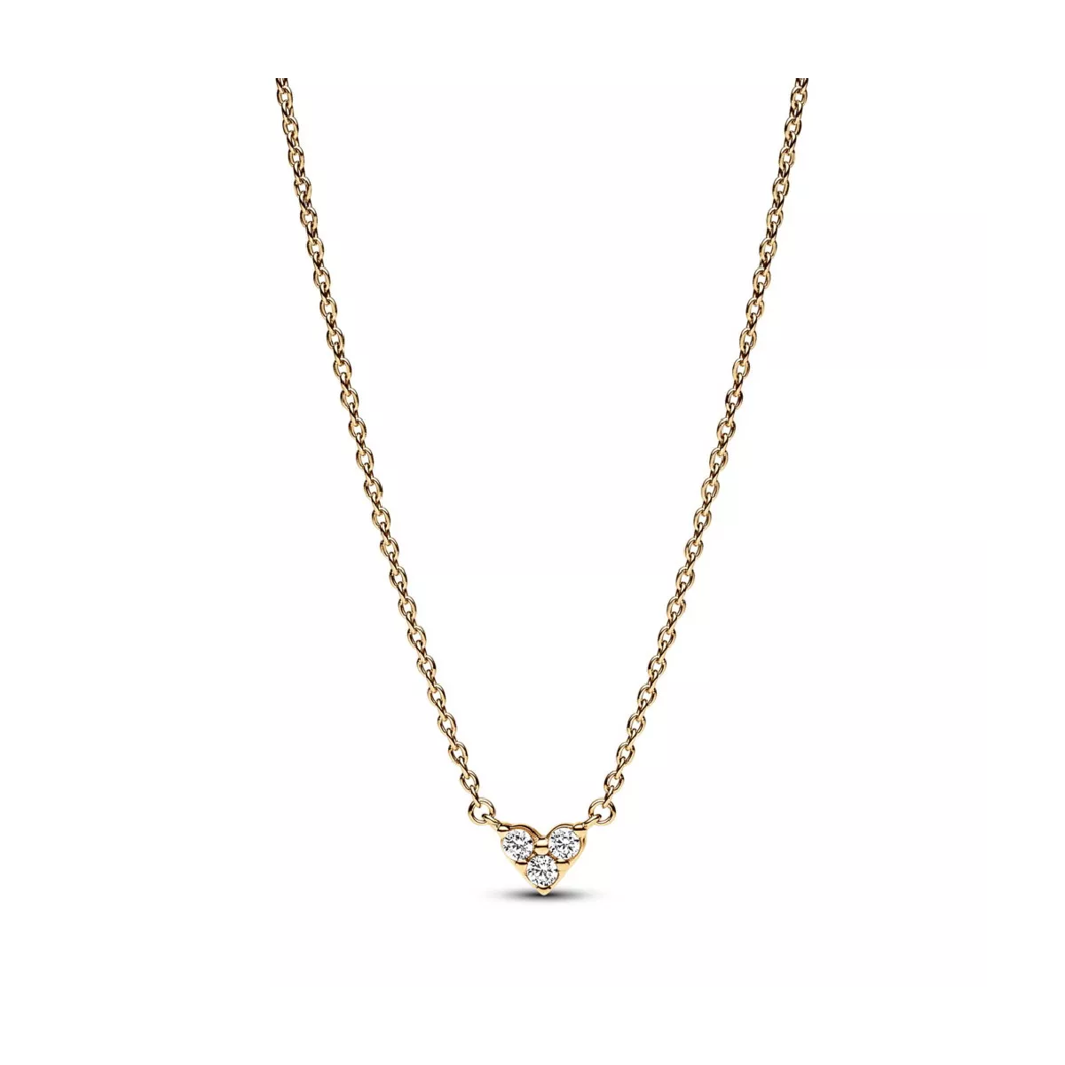 Colgante Pandora plata 14k gold-plated circon  - 363014C01-45