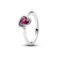 Anillo Pandora plata nudo circon rosa - 192993C10