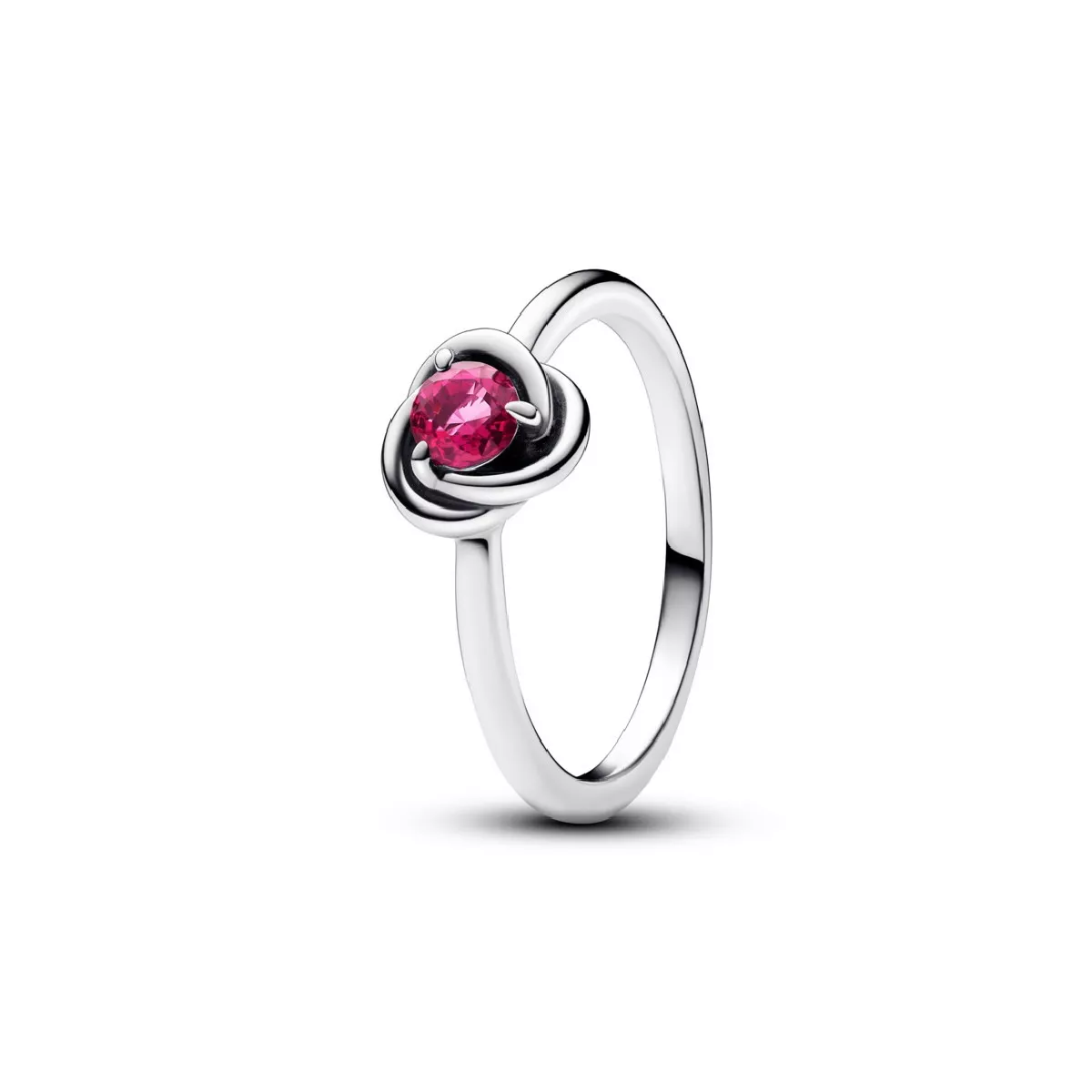 Anell Pandora plata nus zircon rosa - 192993C10