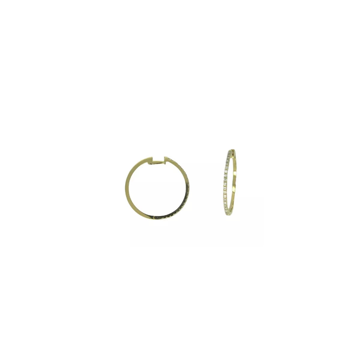 Pendientes oro amarillo brillantes 0,374k - BR2203-4PG