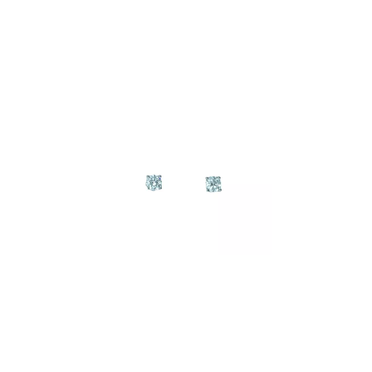 Arracades or blanc 18k 4grapes 2 brill-0.70K - E438322