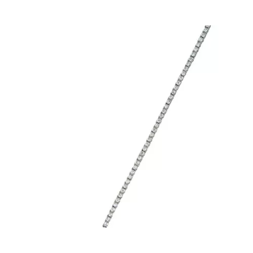 Polsera rivier or blanc 18k brillants 1klt - B6474