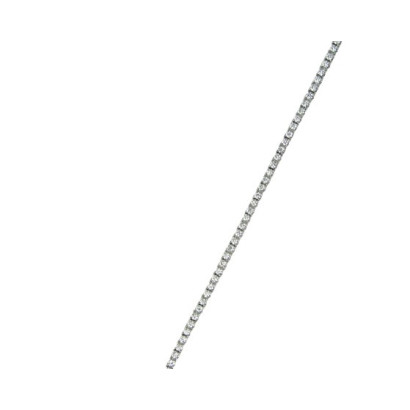 Polsera rivier or blanc 18k brillants 1klt - B6474