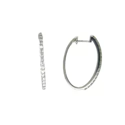 Arracades criolles or blanc 18k 32bri-0.68 - 746422