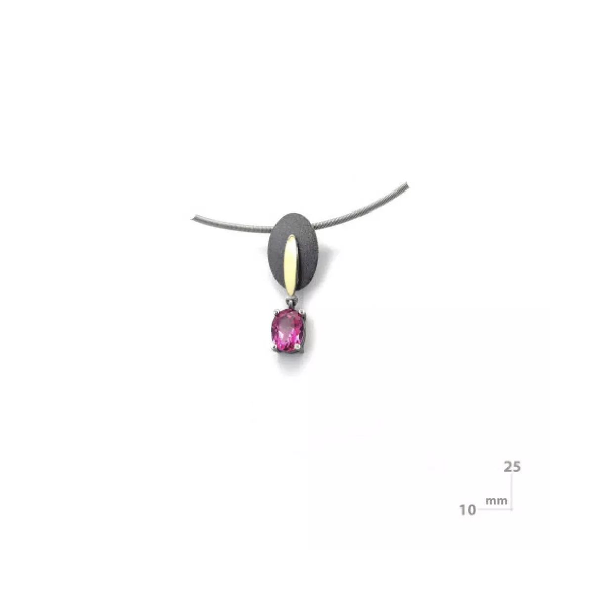 Penjoll Miquel Sarda plata or topaç rosa - 23341