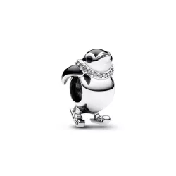 Charm Pandora pingui plata esmalt negre zircon - 792988C01