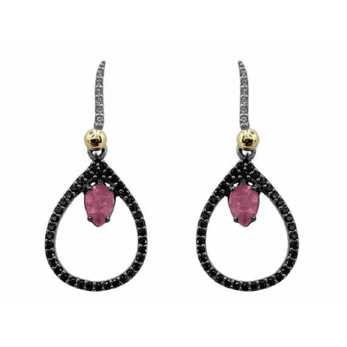 Arracades Bohemme plata or quars - 7FRM004ETU