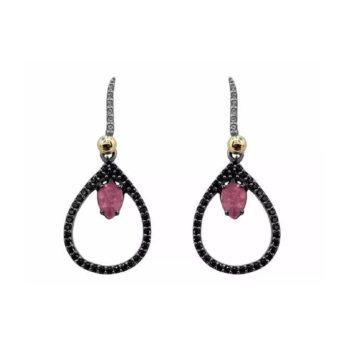 Arracades Bohemme plata or quars - 7FRM004ETU