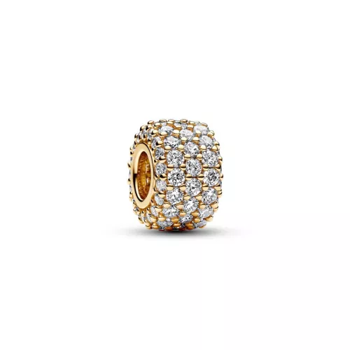 Charm Pandora plata 14k gold-plated zircon - 762820C01