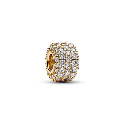 Charm Pandora plata 14k gold-plated zircon - 762820C01
