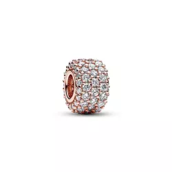 Charm Pandora plata 14k rose zircon - 782820C01