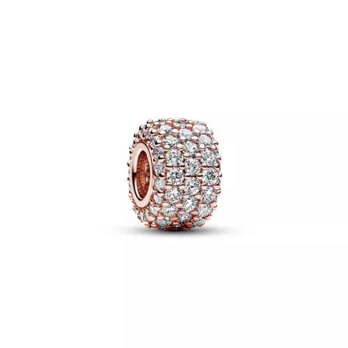 Charm Pandora plata 14k rose zircon - 782820C01
