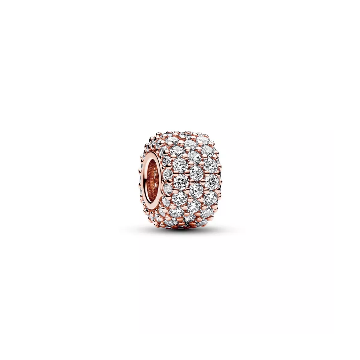 Charm Pandora plata 14k rose zircon - 782820C01