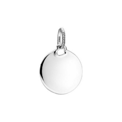 Penjoll placa Pandora plata rodona - 398610C00