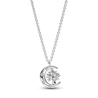 Colgante plata Pandora luna arbol de la vida cadena 50cm - 392992C01-50