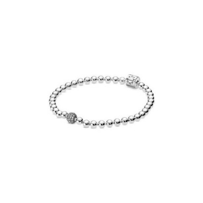Pulsera Pandora plata bolas circon - 598342CZ