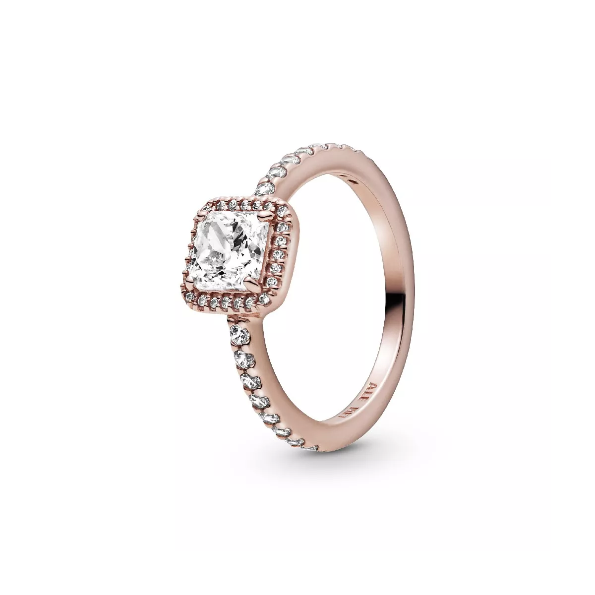 Anell Pandora plata 14k rose gold-plated zircon - 188862C01