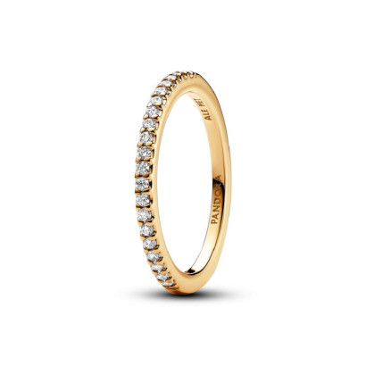 Anillo Pandora plata 14k gold-plated circon - 162999C01