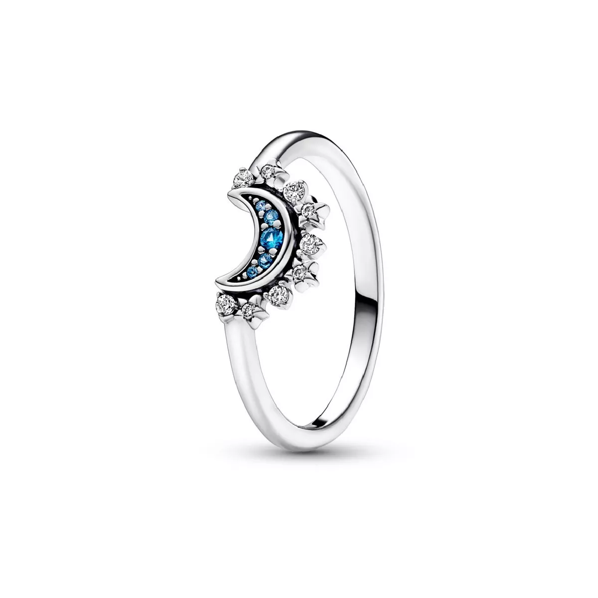 Anell Pandora plata zircon blau lluna - 192675C01