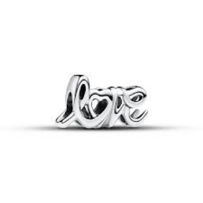 Charm Pandora lletres amor plata - 793055C00