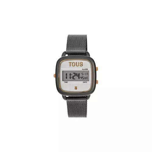Reloj Tous To D-Logo 31mm de diametro de caja 30m water resistant  digital acero gris - 300358300