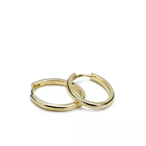 Arracades criolla plata xapada ovalades - 19354-G-A