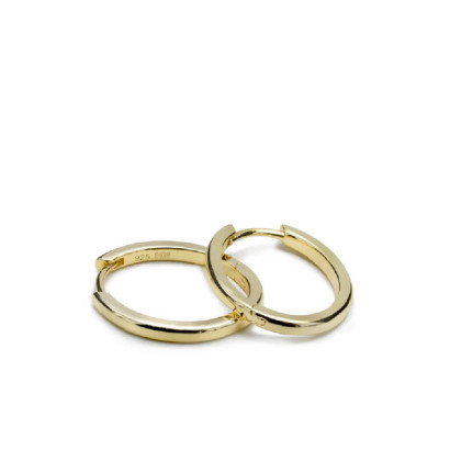 Arracades criolla plata xapada ovalades - 19354-G-A