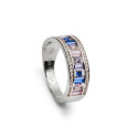 Anell plata zircon color - 19457-R