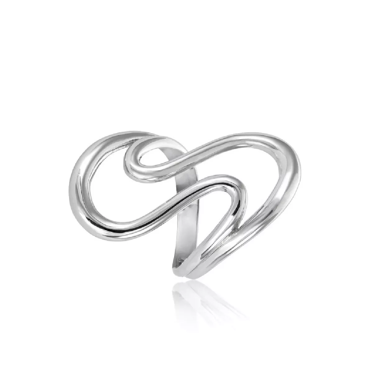 Anillo plata onda - 19488-R