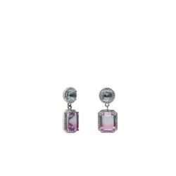 Arracades plata zircon colors - 19593-B-A