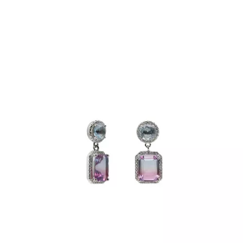 Arracades plata zircon colors - 19593-B-A