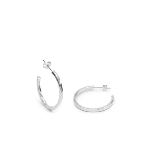 Arracades criolla plata 29mm diametre - 17616-W-A