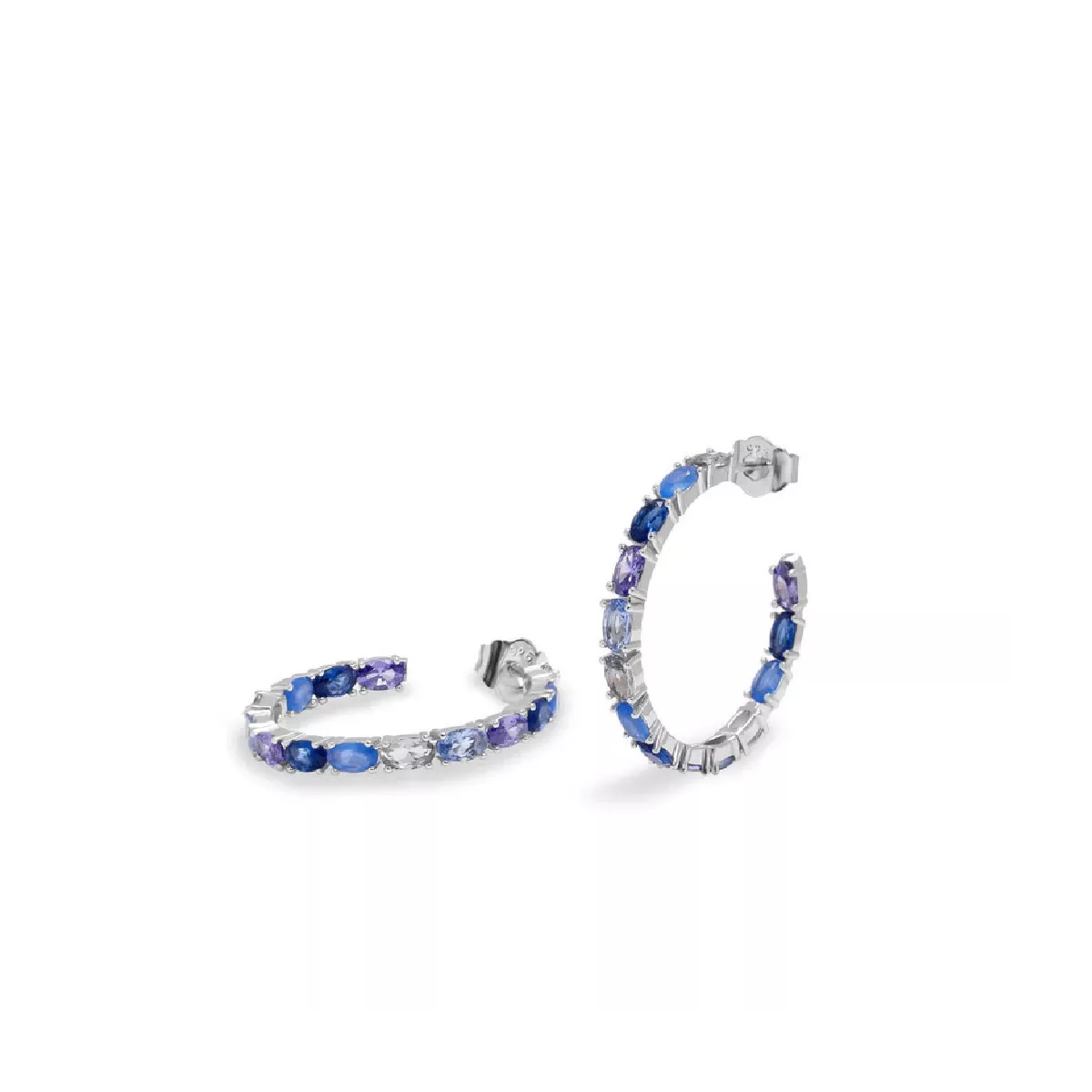 Arracades plata criolla zircon colors - 19567-A