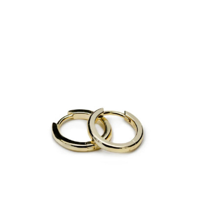 Arracades criolla plata xapada 17x15mm - 19353-G-A