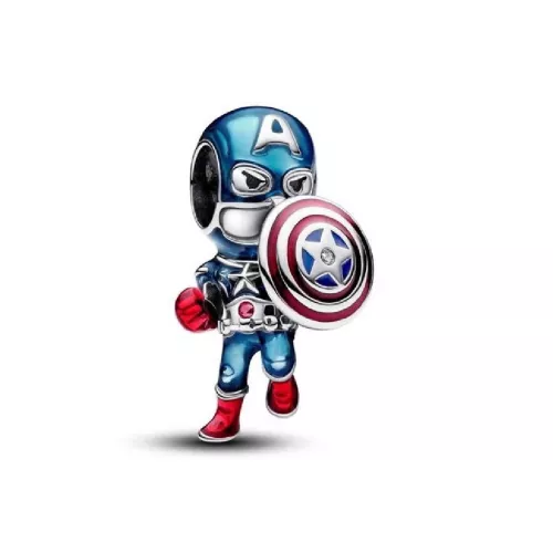 Charm Pandora Marvel Captain America esmalts - 793129C01