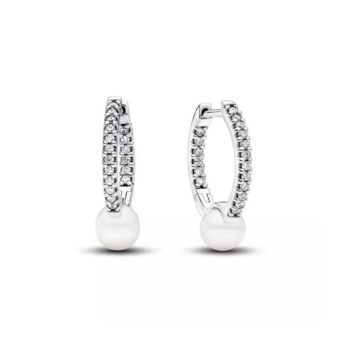 Arracades Pandora plata zircon i perla - 293171C01