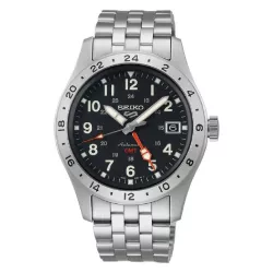 Reloj Seiko Sport 5 Gmt negra acero - SSK023K1