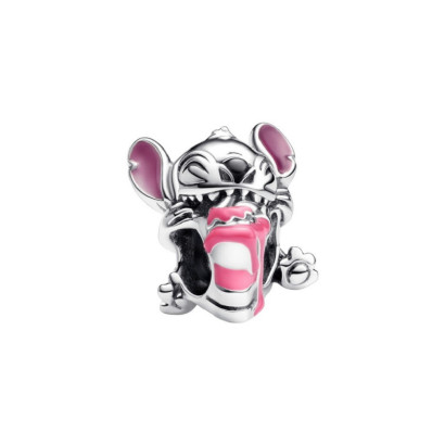 Charm Pandora plata Disney Stitch birthday esmalte - 793189C01
