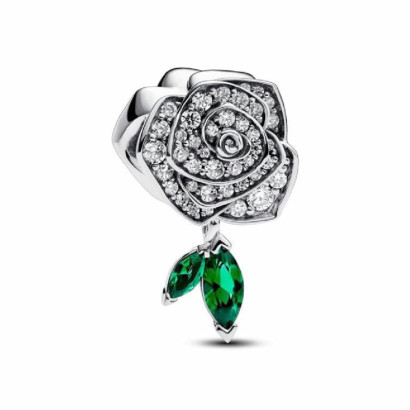 Charm Pandora rosa circon-circon verde - 793201C01