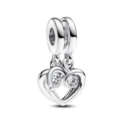 Charm Pandora cor doble plata zircon - 793232C01