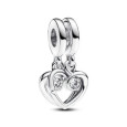 Charm Pandora cor doble plata zircon - 793232C01