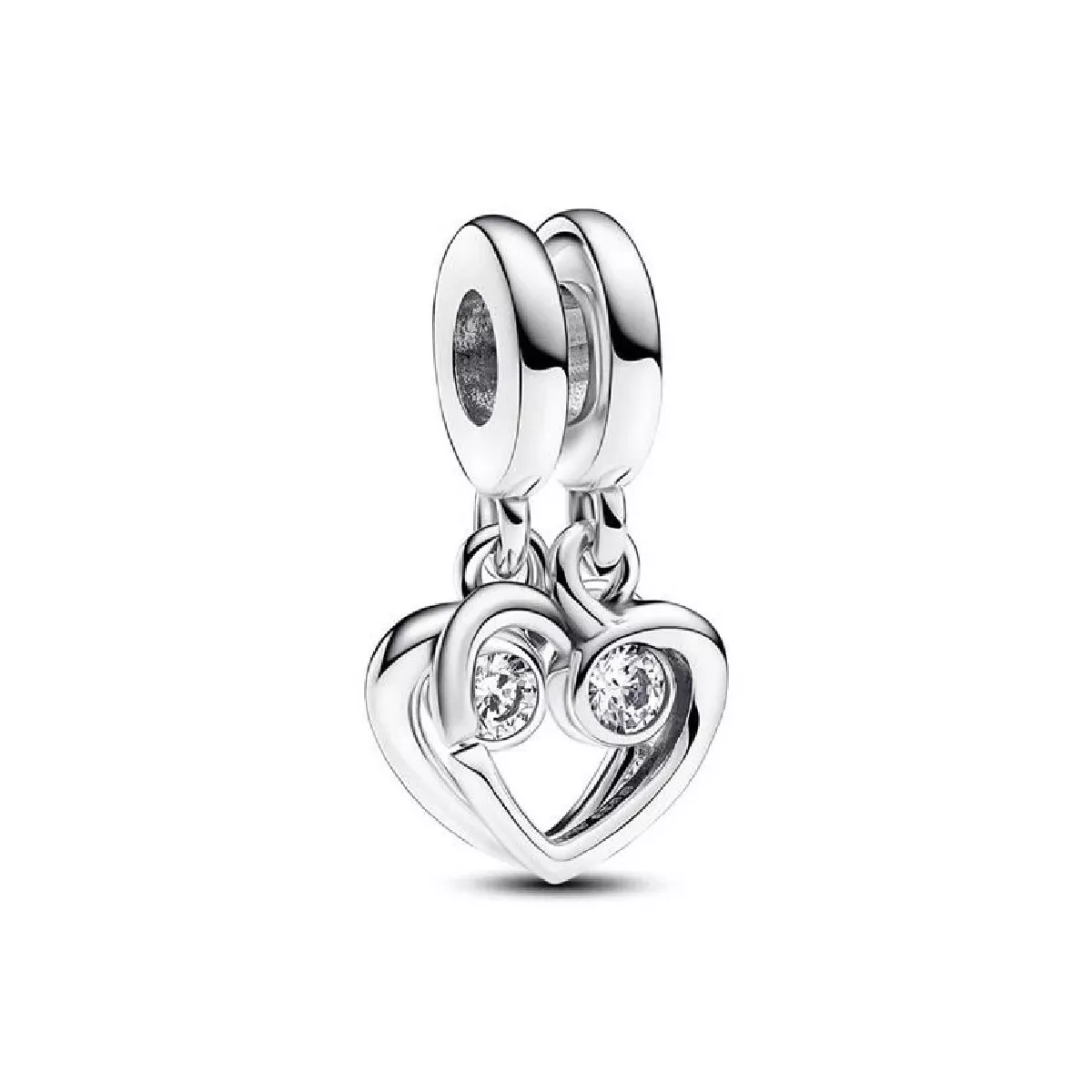 Charm Pandora cor doble plata zircon - 793232C01